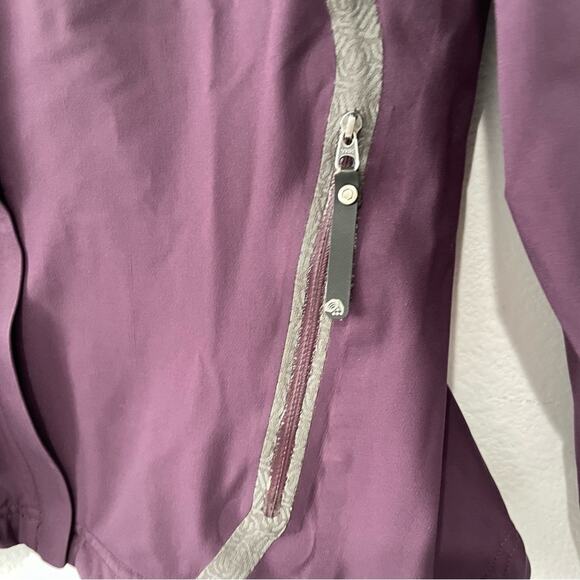Mountain Hardwear Windstopper Softshell Jacket | Purple Grey Size Small - Picture 9 of 10